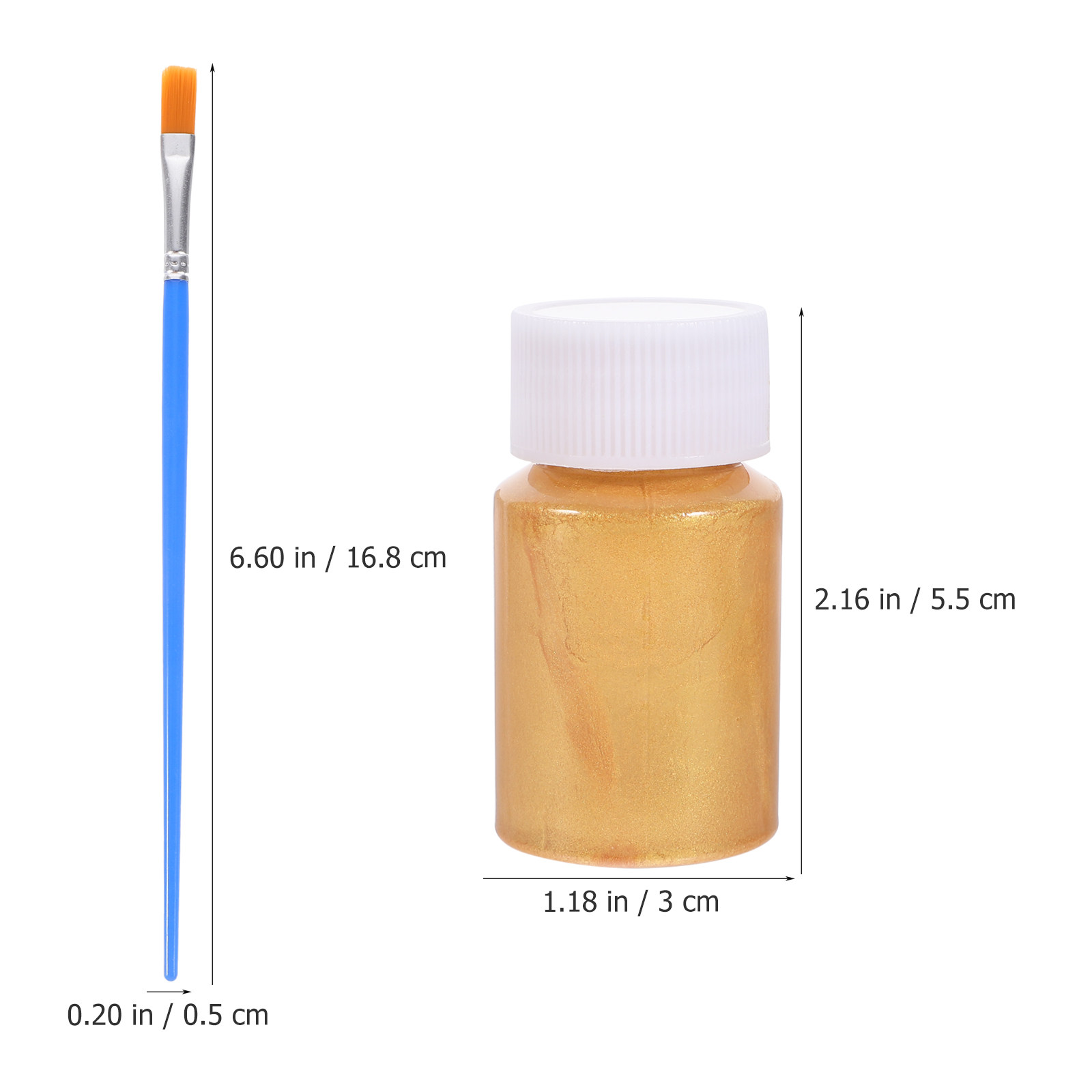 1 Set Outlining Gold Paste Liq - Metallic Paint Set ulasan dan harga