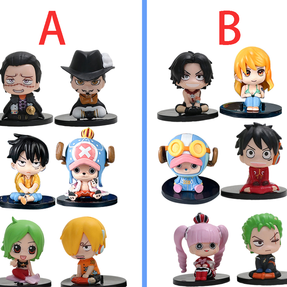 1-12pcs blind box Anime One Pi - Model Kit Luffy ulasan dan harga