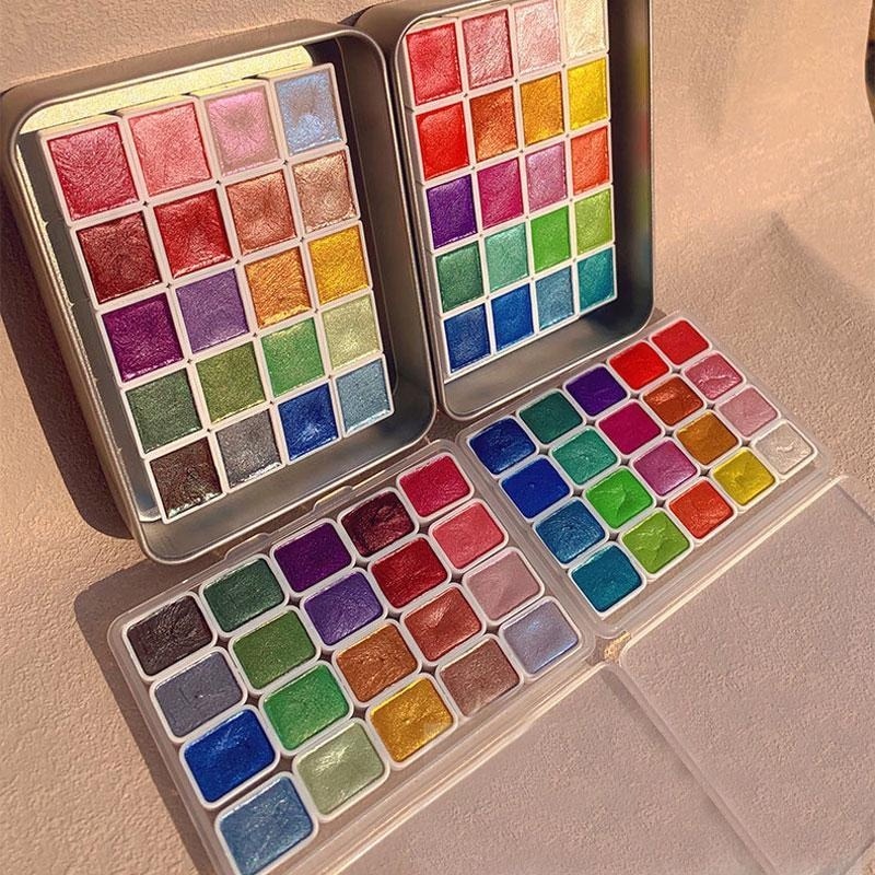 Pearlescent Paints Portable 20 - Metallic Paint Set ulasan dan harga