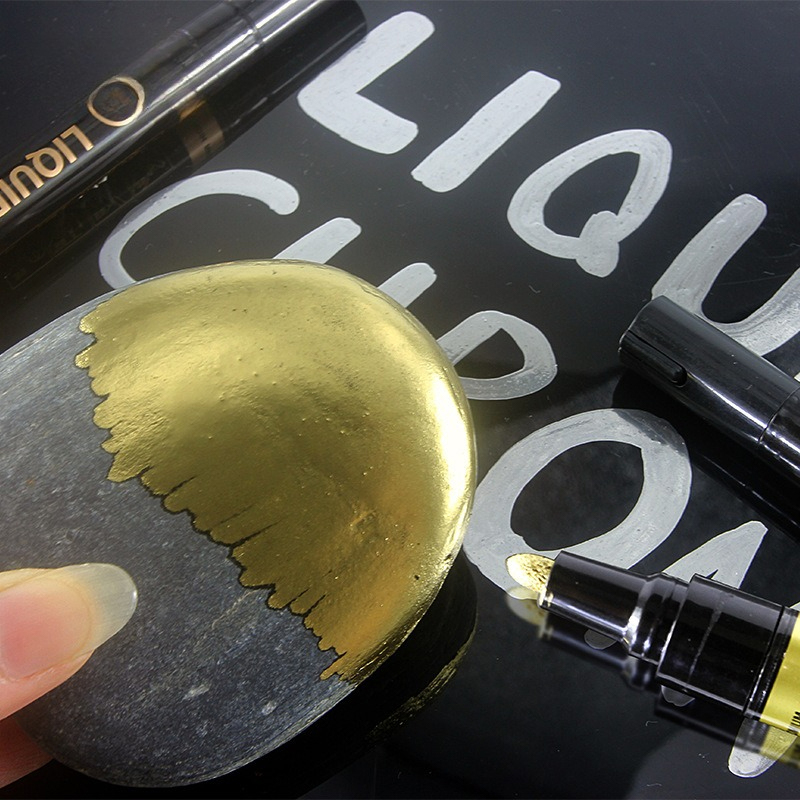 1-6pcs Chrome Pen Marker Mirro - Model Kit Markers ulasan dan harga