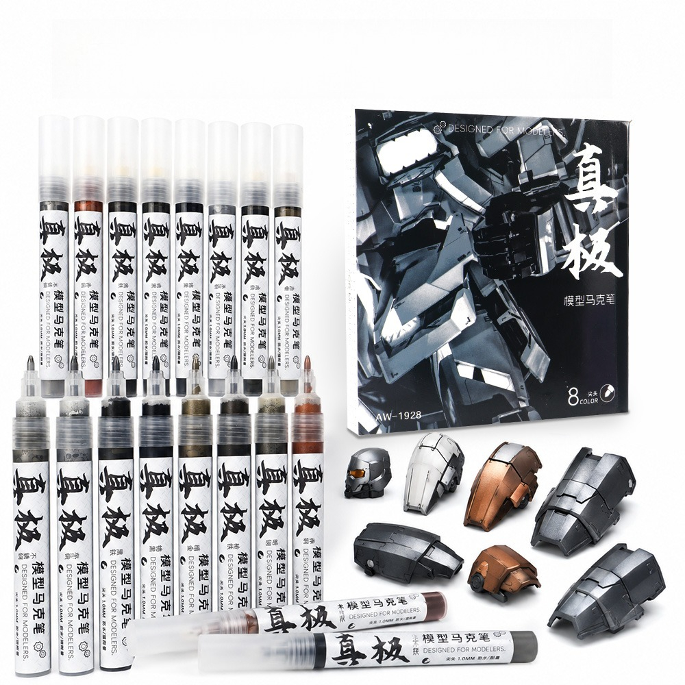 1/8 Pcs Model Marker Set Model - Model Kit Markers ulasan dan harga