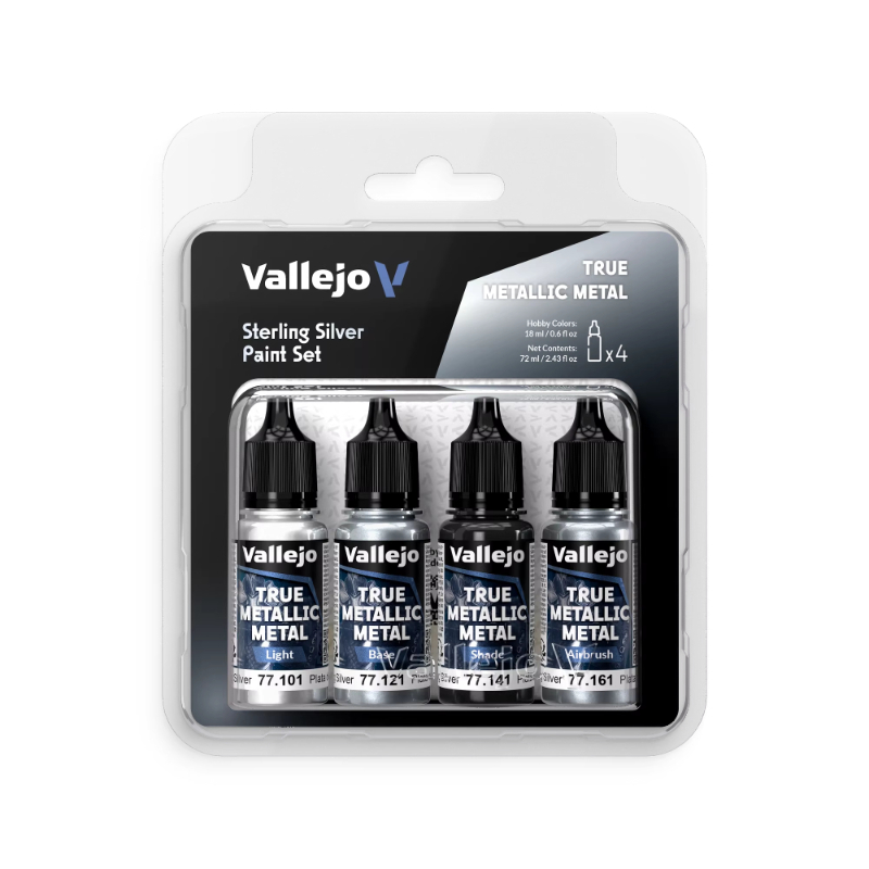 18ML 4-color Set Model Colorin - Metallic Paint Set ulasan dan harga
