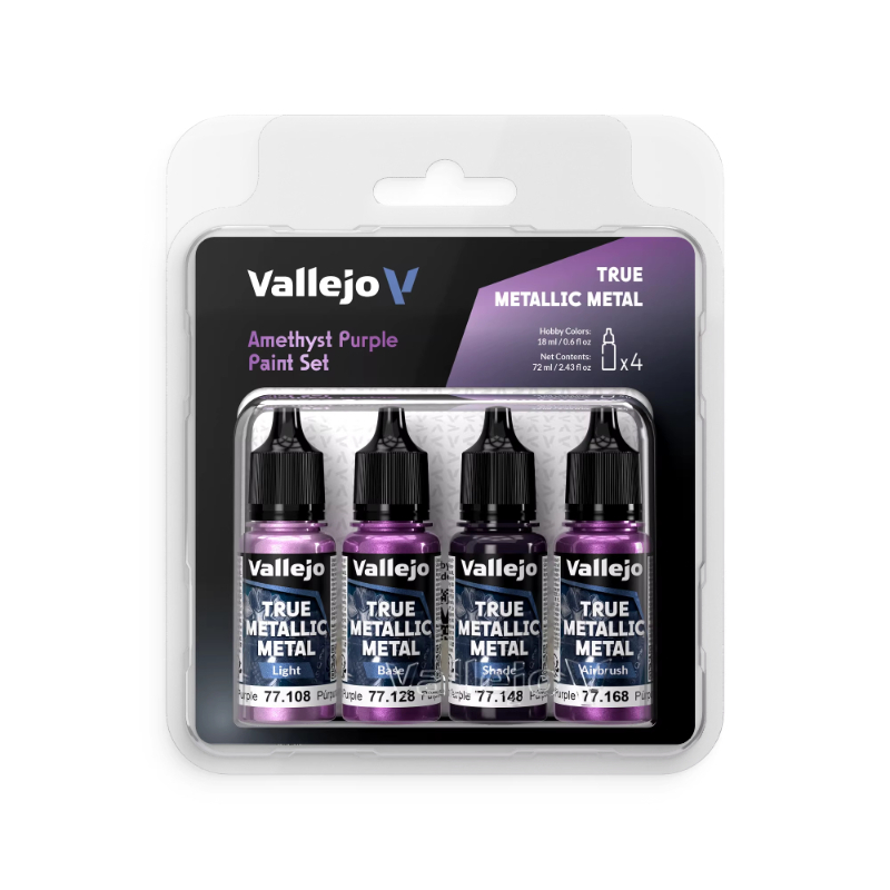 18ML 4-color Set Model Colorin - Metallic Paint Set ulasan dan harga