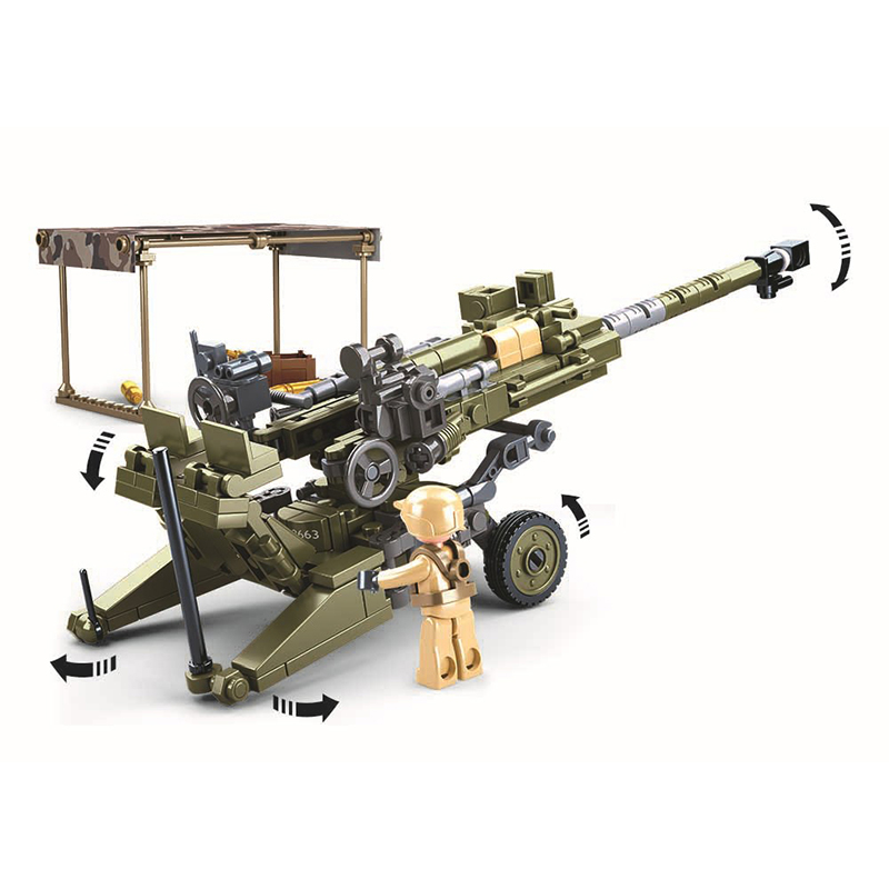 Military WW2 M777 Ultralightwe - Model Kit Ww2 ulasan dan harga