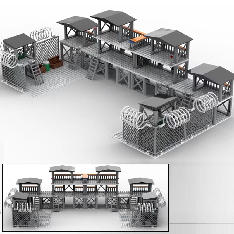 Upgrade Military Base Building - Model Kit Ww2 ulasan dan harga