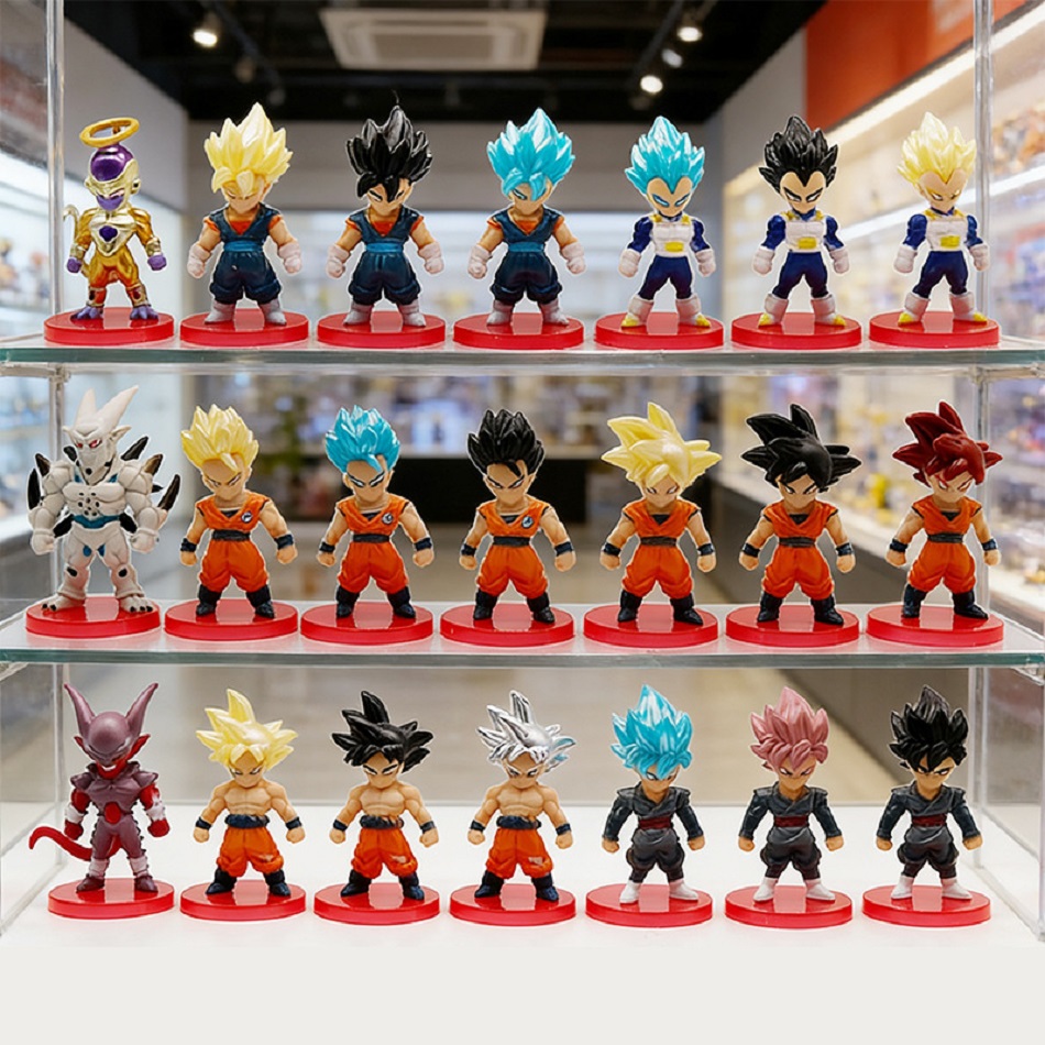 1-24pcs Random Blind Box Toy A - Model Kit Frieza ulasan dan harga