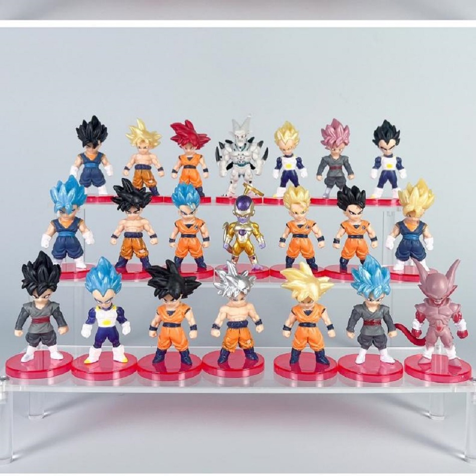 1-24pcs Random Blind Box Toy A - Model Kit Frieza ulasan dan harga